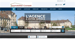 Desktop Screenshot of immobilierconseil.net